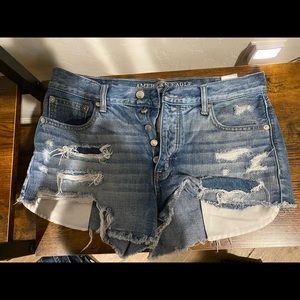 High waisted American Eagle jean shorts